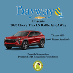 Bayway Chevrolet Presents - 2026 Chevy Trax LS Raffle Give-a-Way - logo